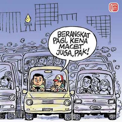 Pejabat Negara Juga Harus Kena Macet Donk…!!